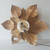 Golden metal flower ceiling Masca 40 cm