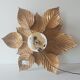 Golden metal flower ceiling Masca 40 cm