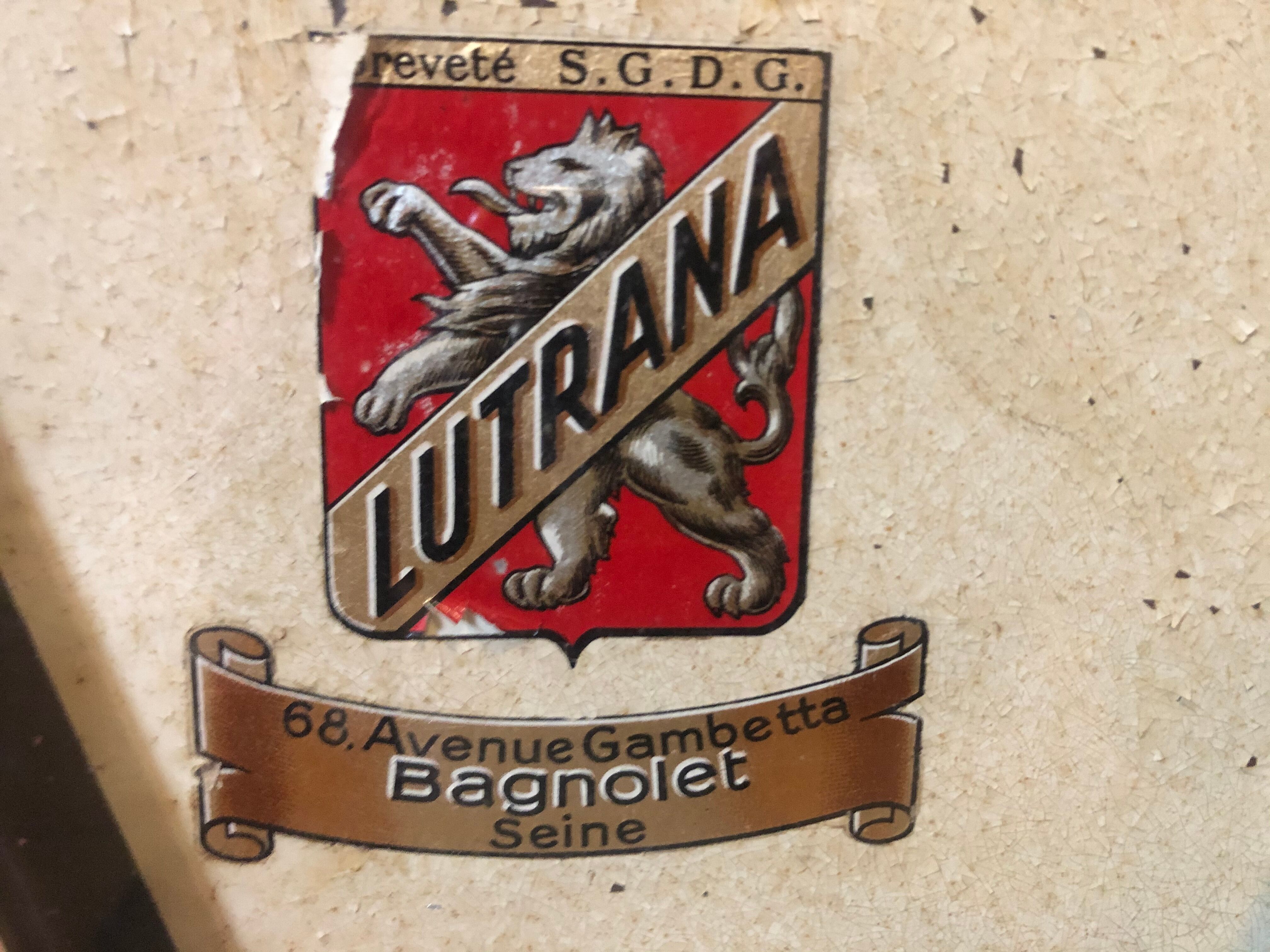 Lutrana stainless steel butcher's scale