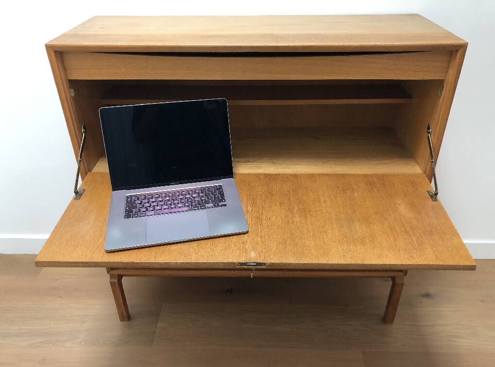 Very rare vintage ikea mtp secretary from 1960