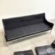 Mid-century Bauhaus style leather 3-seat sofa, 1960s