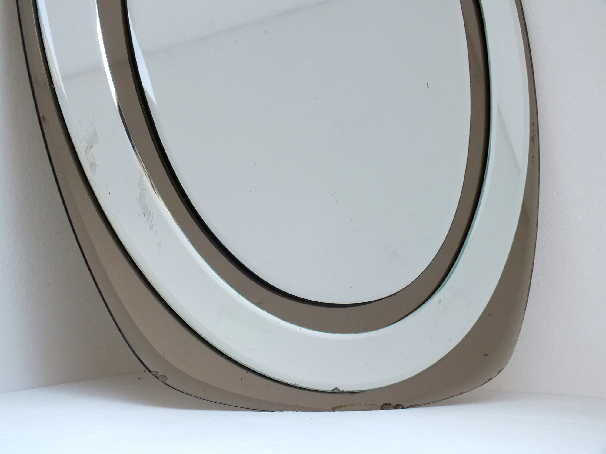 Metalvetro Galvorame mirror vintage '60s - 80x60cm