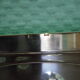 5-compartment thick glass servant - Silver metal with punch - Wooden handles - 1950/60