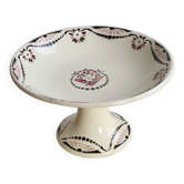 Compotier vintage terre de fer Saint Amand Art Déco