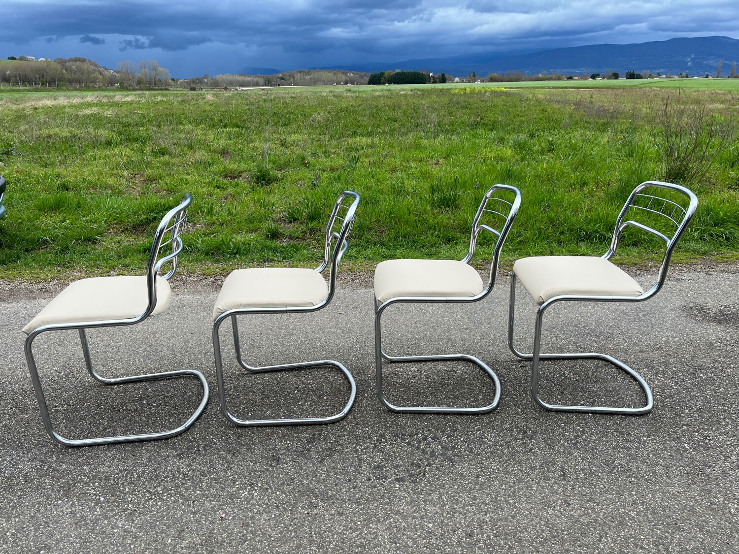 Circa chrome chairs year 1960