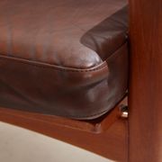 Danish leather sofa set by Arne Wahl Iversen for Komfort