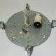 Cut glass ceiling lamp / vintage