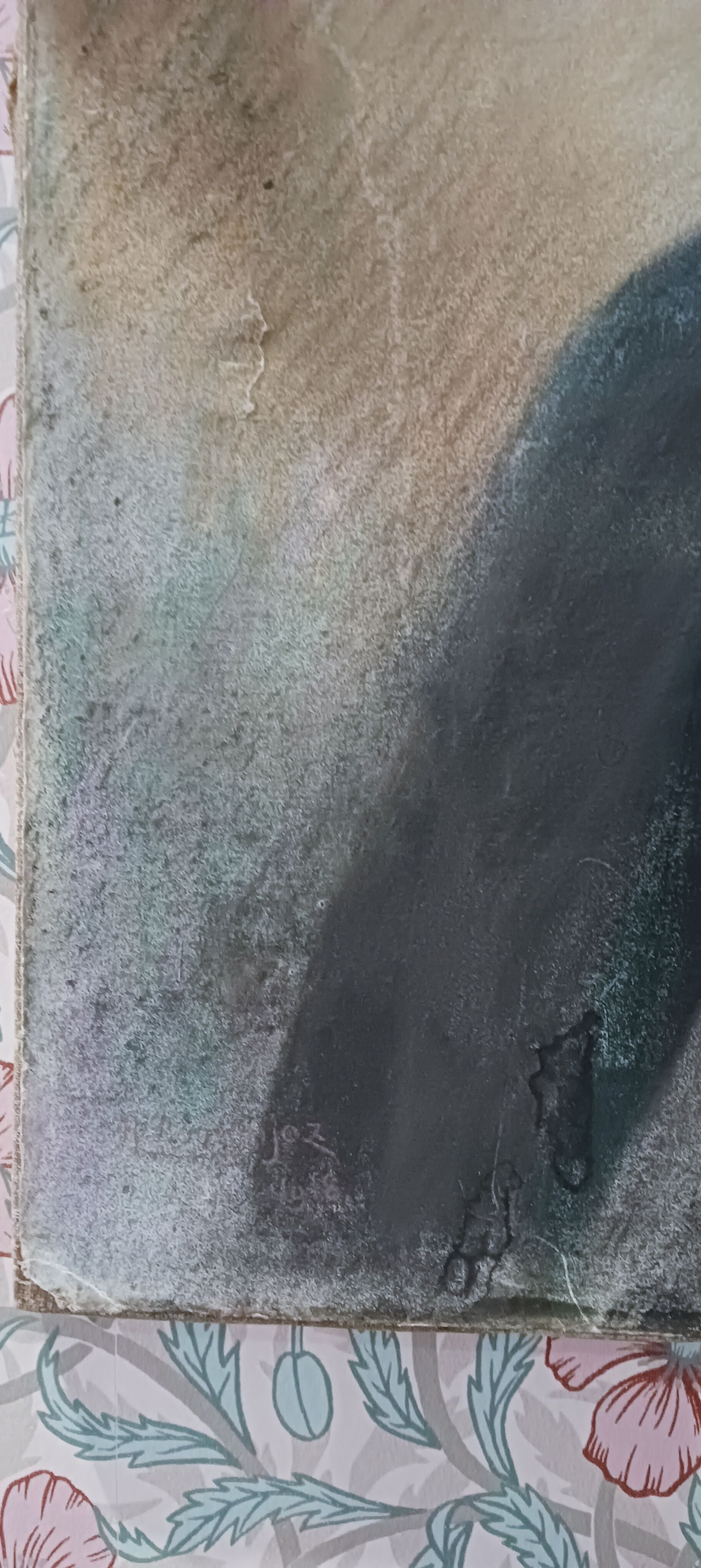Pastel man portrait