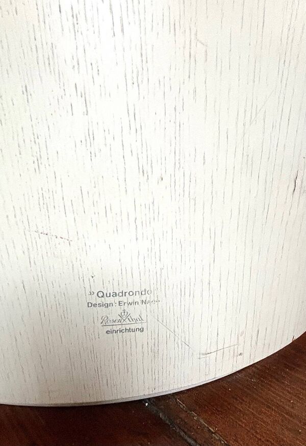 Table à manger multifonctionnelle Quadrondo pour 8 personnes et plus par Erwin Nagel pour Rosenthal