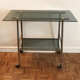 Desserte table roulante vintage années 70