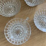 Christmas Pop-up 2022 - Set of 6 Vintage Glass Coffee/Tea Cups