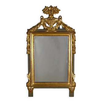 Miroir en bois doré, style louis xvi – début xxe