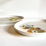 Lot de 2 plats en porcelaine anglaise