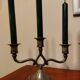 Pewter candlesticks