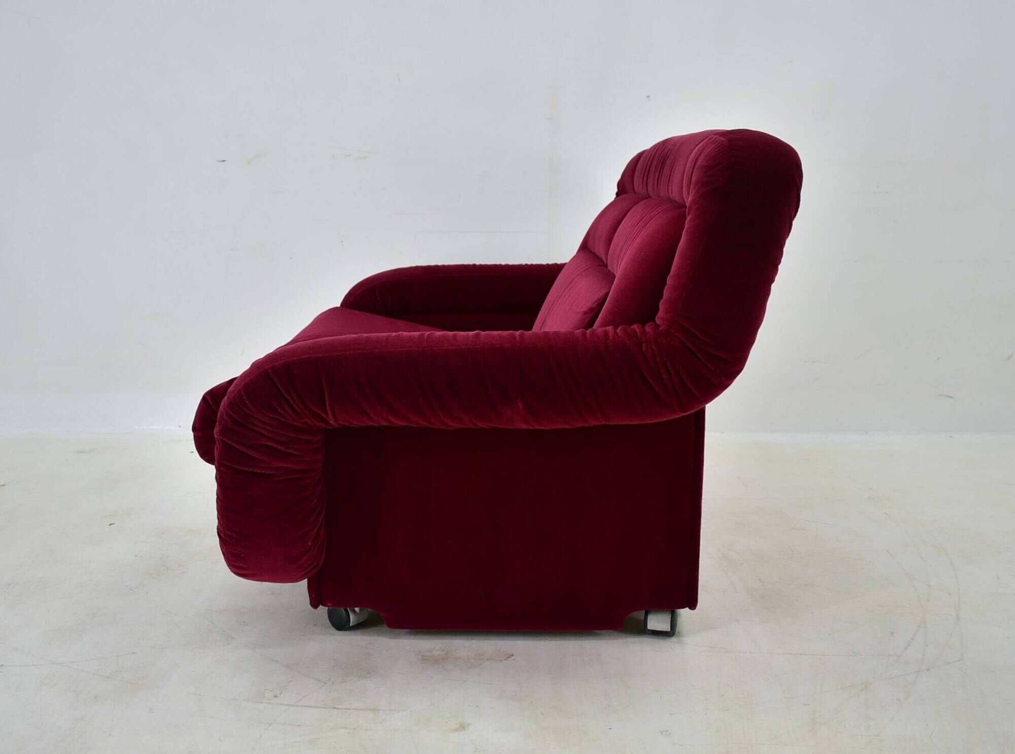 1970s Rare Mid Century Two-Seat Sofa, Italy