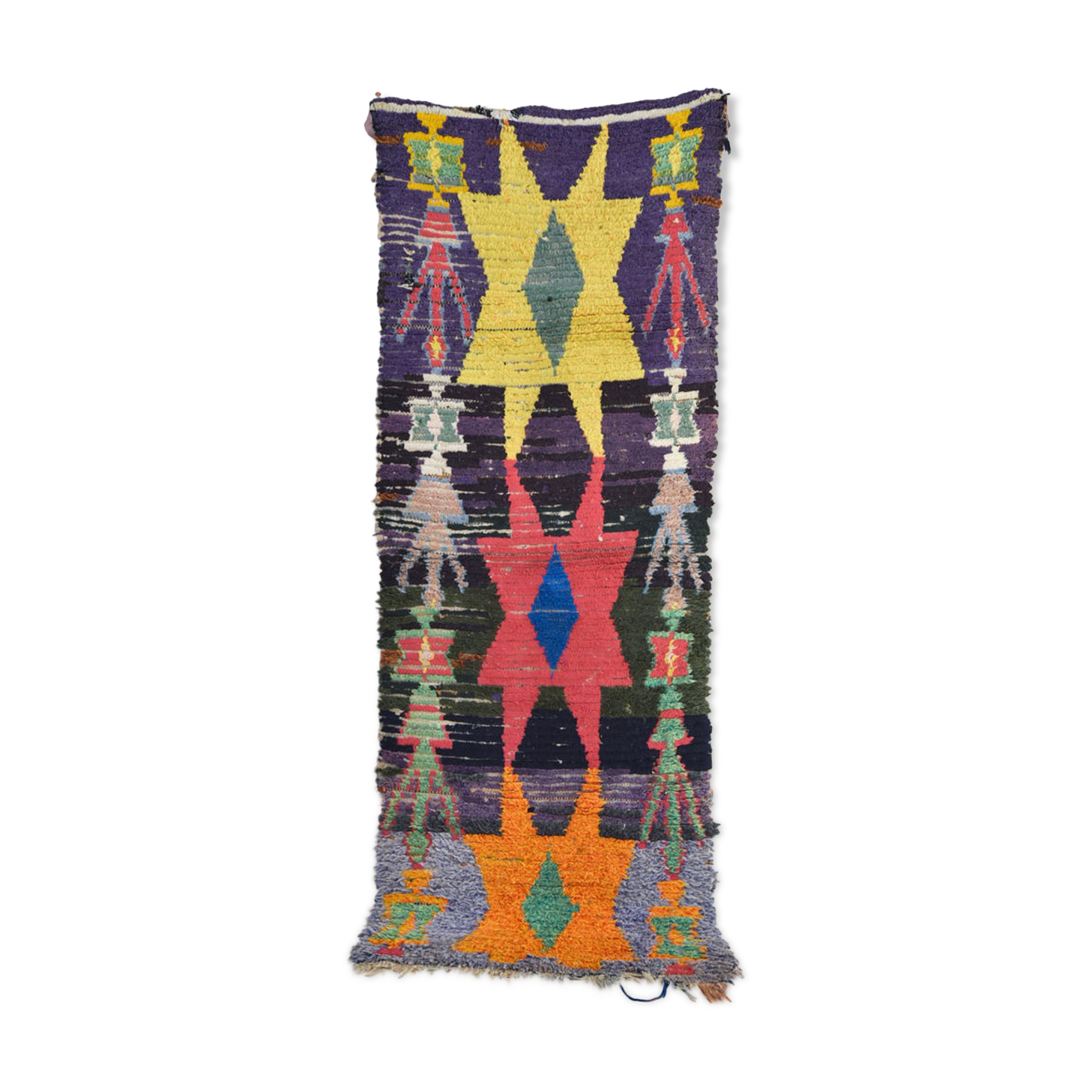 Tapis boucherouite 64x214cm