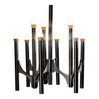 Lustre à 9 bras Gaetano Sciolari, années 1960