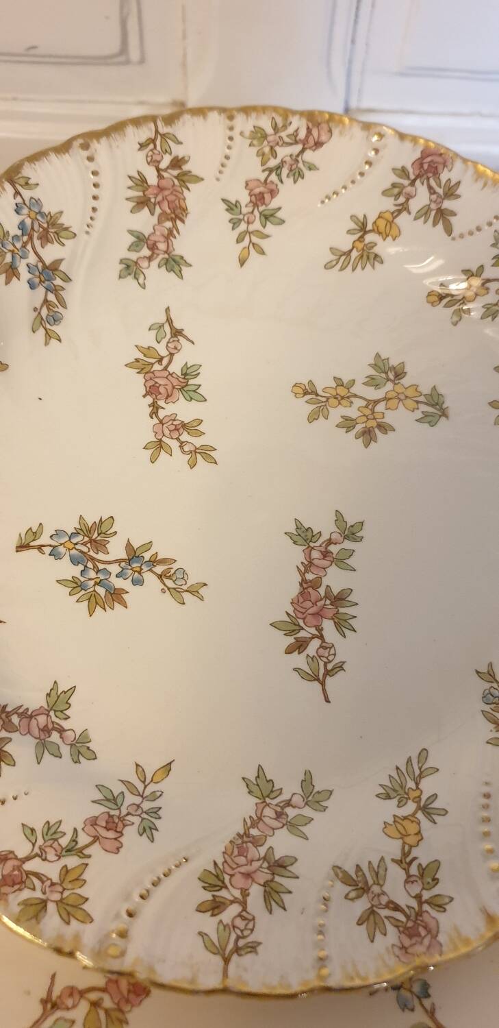 Six Louis XV plates from Sarreguemines