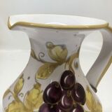 Pitcher decorated with grapes Fratelli Fanciullaci