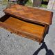 Curved commode in Louis XV style made of cherry wood.