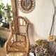Fauteuil rotin vintage