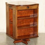 Art Nouveau Antique Rotating Library Table Liberty Style