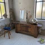 Established former brutalist console oak pine