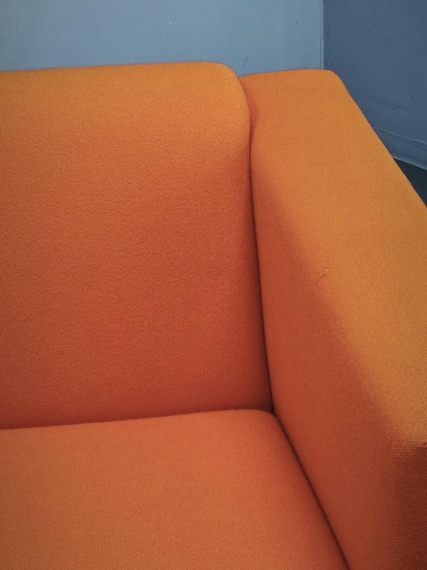 Enrico Franzolini Steel 2000 Orange Armchair for Moroso, Italy
