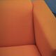 Enrico Franzolini Steel 2000 Orange Armchair for Moroso, Italy