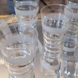 Set de 8 verres à eau 50's