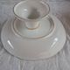 Ceramic compote with floral decoration