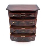 Walnut chest of drawers, Northern Europe, circa 1890. After renovation.