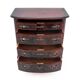 Walnut chest of drawers, Northern Europe, circa 1890. After renovation.