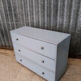 Small vintage blue chest of drawers