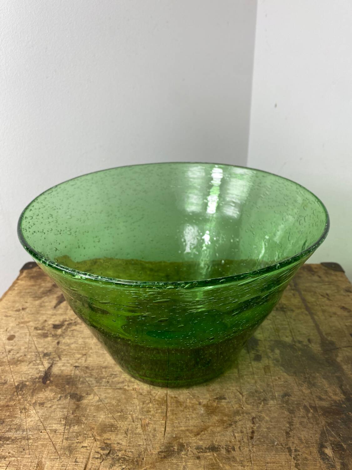 Saladier en verre bullé Biot