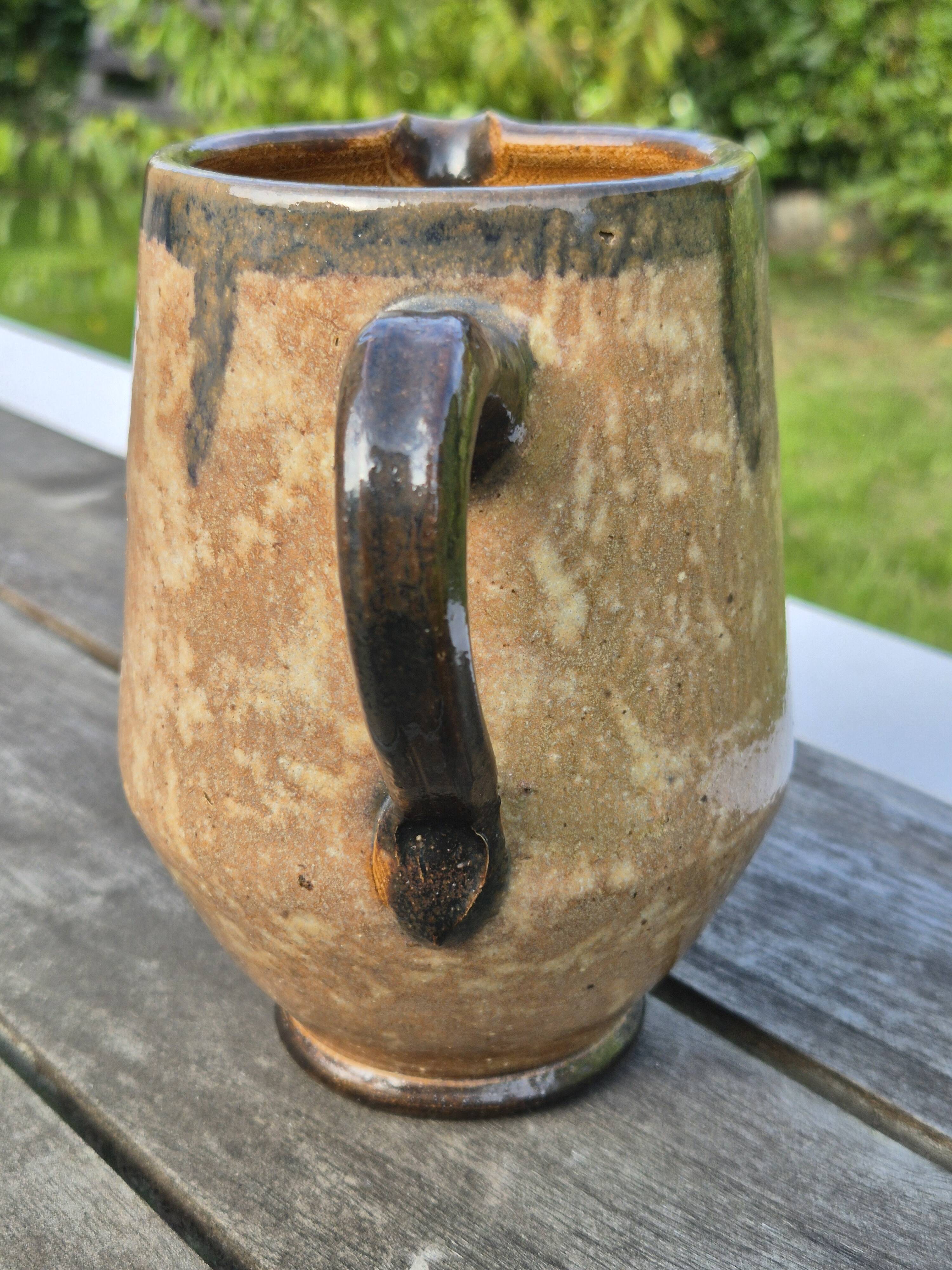 Vintage Stoneware Jug – Signed Losson