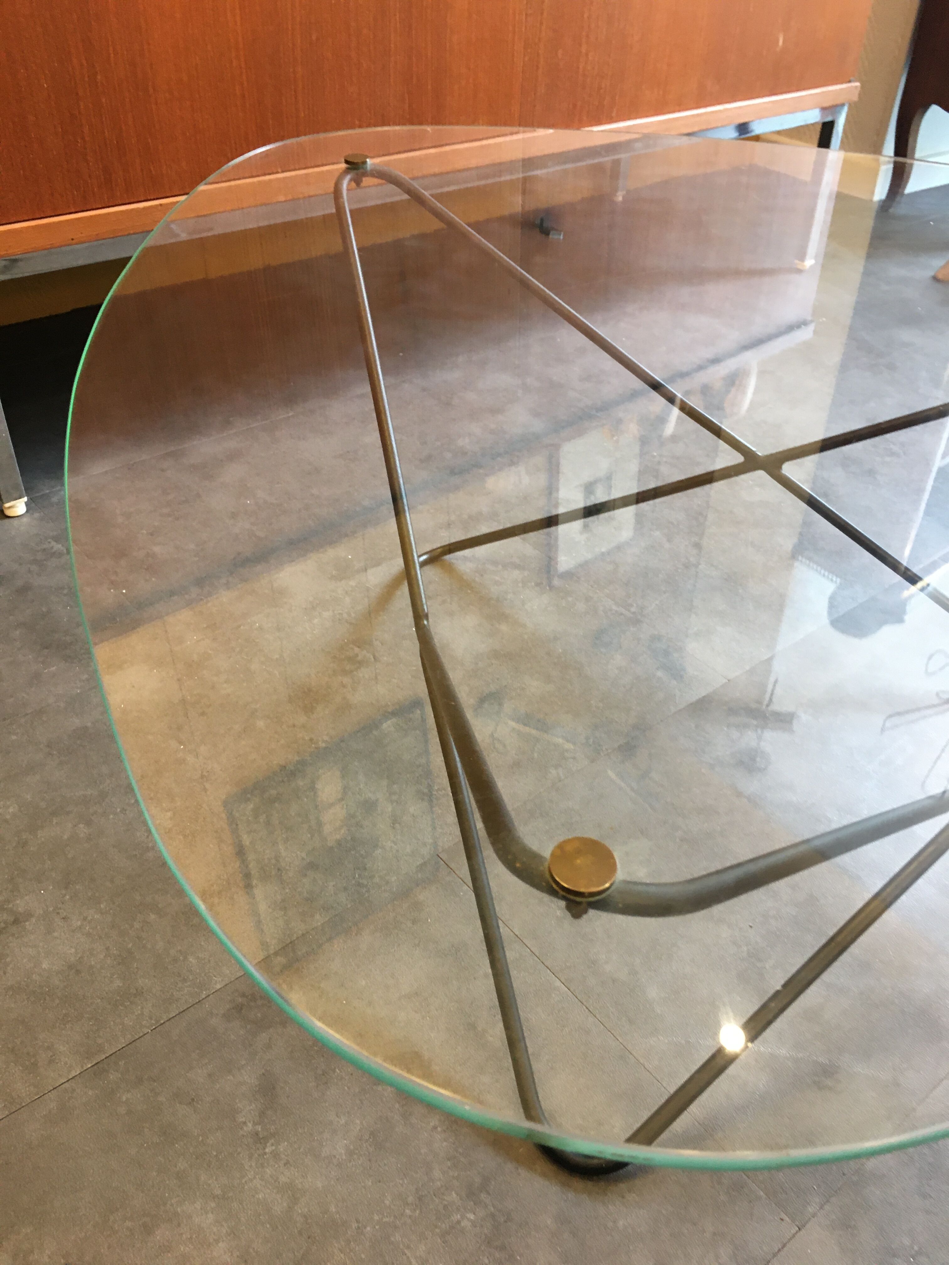 Table basse Jasmin, de F.Lasbleiz, Airborne, circa 1950