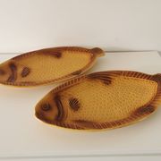 Vintage Fish Serving Plate: KIL Yugoslavia Mid-Century Tableware
