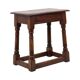 Tabouret en chêne massif anglais, 19e siècle