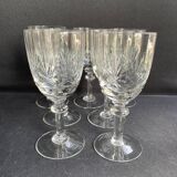 7 port glasses – Blown and cut crystal