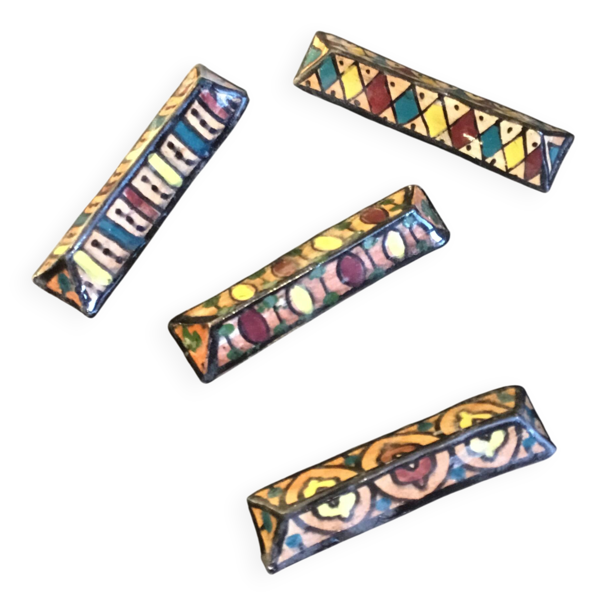 Terracotta ceramic knife holders