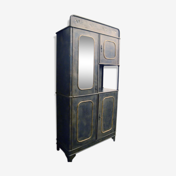 Iron cabinet by Carlo Crespi Parabiago for Carlo Crespi Parabiago, 1940s