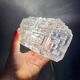 Vintage rectangular glass globe suspension