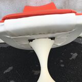 Orange tulip foot armchair