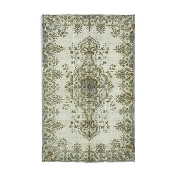 Handmade Distressed Oriental 1980s