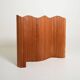 French tamboured screen Jomain Baumann, 1950s