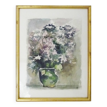 Oil on wood by Riccardo Capone Procession 50s 60s