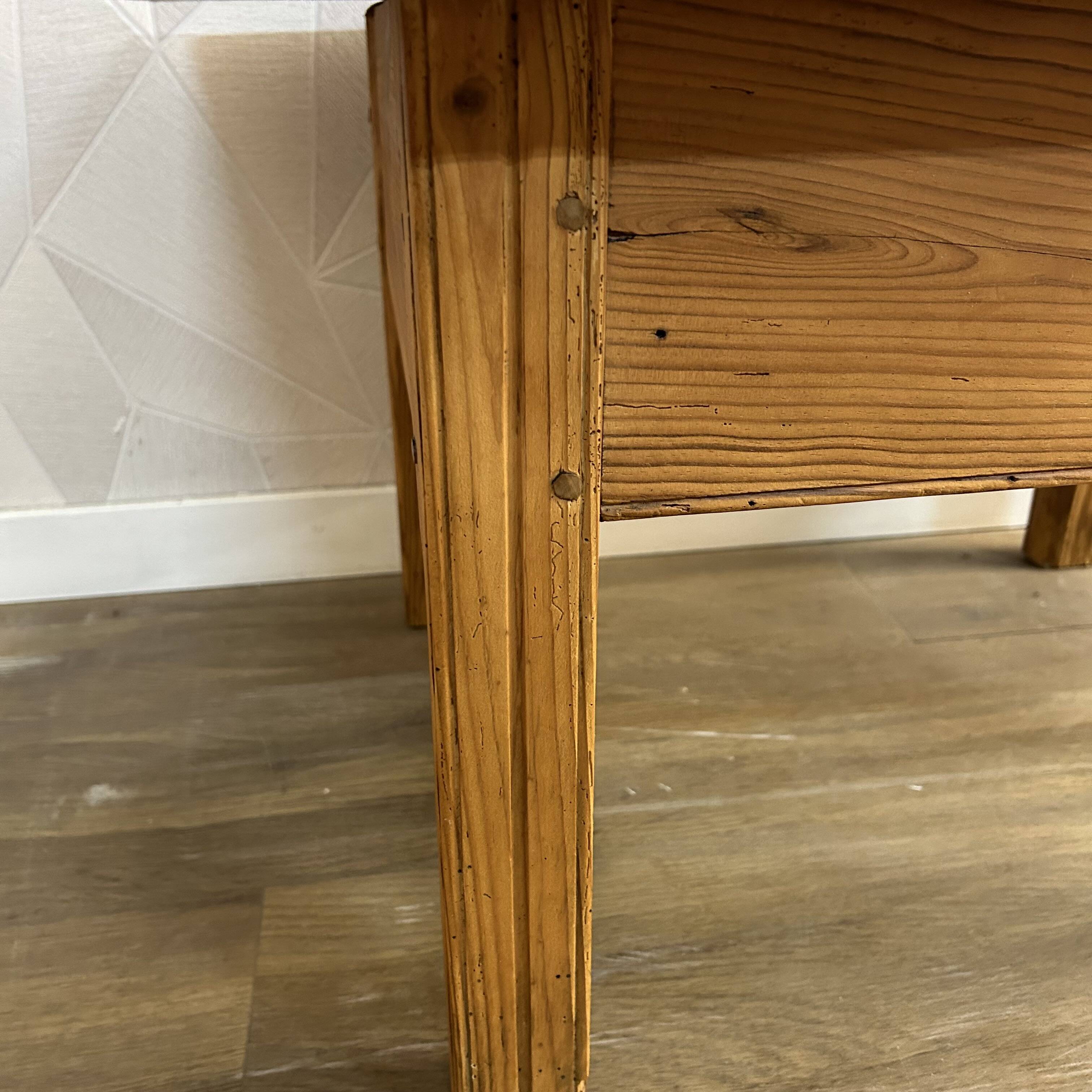 Solid pine coffee table