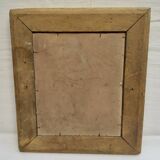 Portrait oil on cardboard