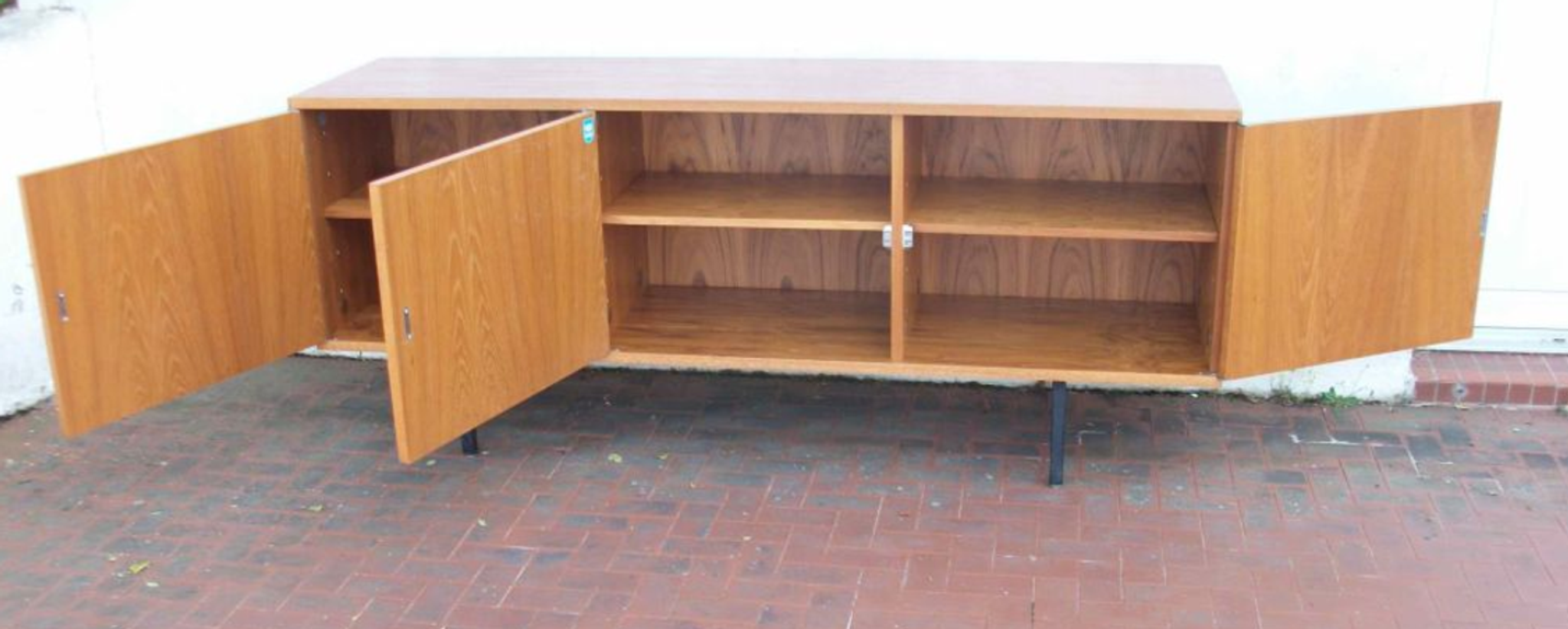 Enfilade teak clear 1967 designed by the french designer Louis Paolozzi